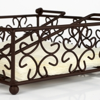 Stojan na servítky 19x19x7,5cm