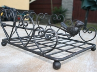 Stojan na obrúsky čierny