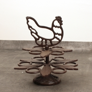 Stojanček na vajíčka liatina