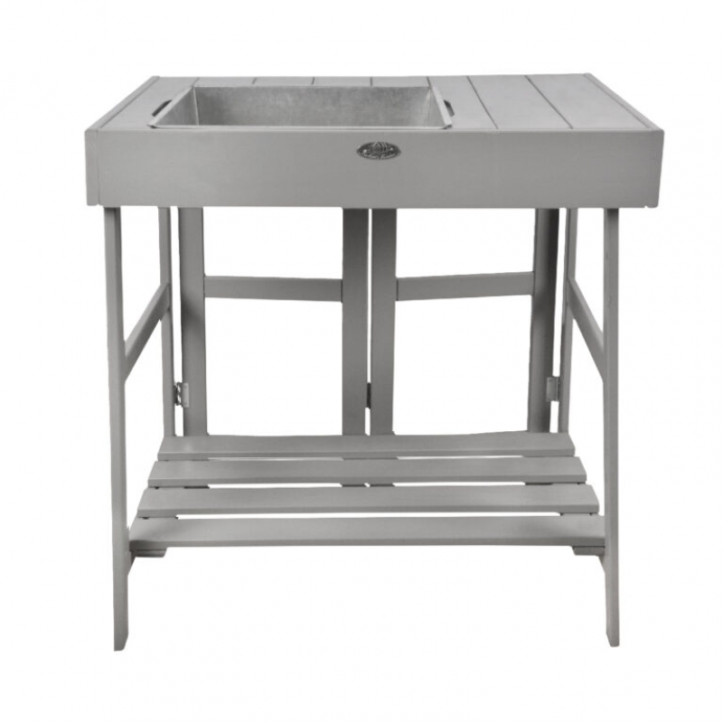 Stôl pre výsadbu 78,5x58x81,8cm šedý