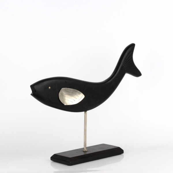 Stolné dekorácie drevená ryba veľká