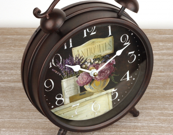 Stolové hodiny budík Provence 21cm