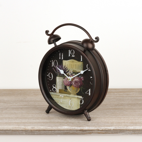 Stolové hodiny budík Provence 21cm