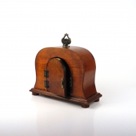 Stolové hodiny drevené 20x14x8cm