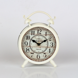 Stolové hodiny kovové 20x16x6cm