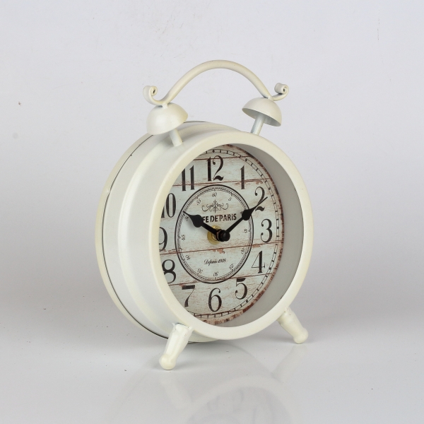 Stolové hodiny kovové 20x16x6cm