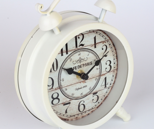 Stolové hodiny kovové 20x16x6cm