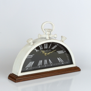 Stolové hodiny polkruhové 40x8x28,5cm