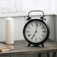 Stolové hodiny retro budík 22,5x30x5cm