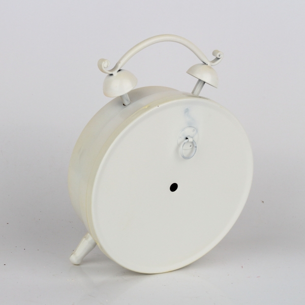 Stolové hodiny retro budík hortenzie 23x14cm