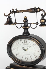 Stolné hodiny retro telefón 37x18x42cm