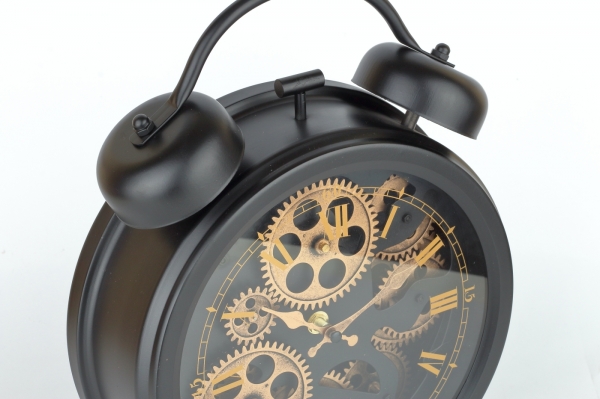 Stolové hodiny s pohyblivými kolesami 34 cm