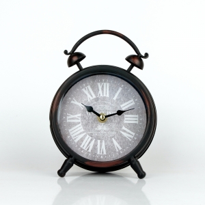 Stolové hodiny v podobe budíka 16x21x6cm