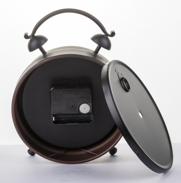 Stolové hodiny v podobe budíka 16x21x6cm