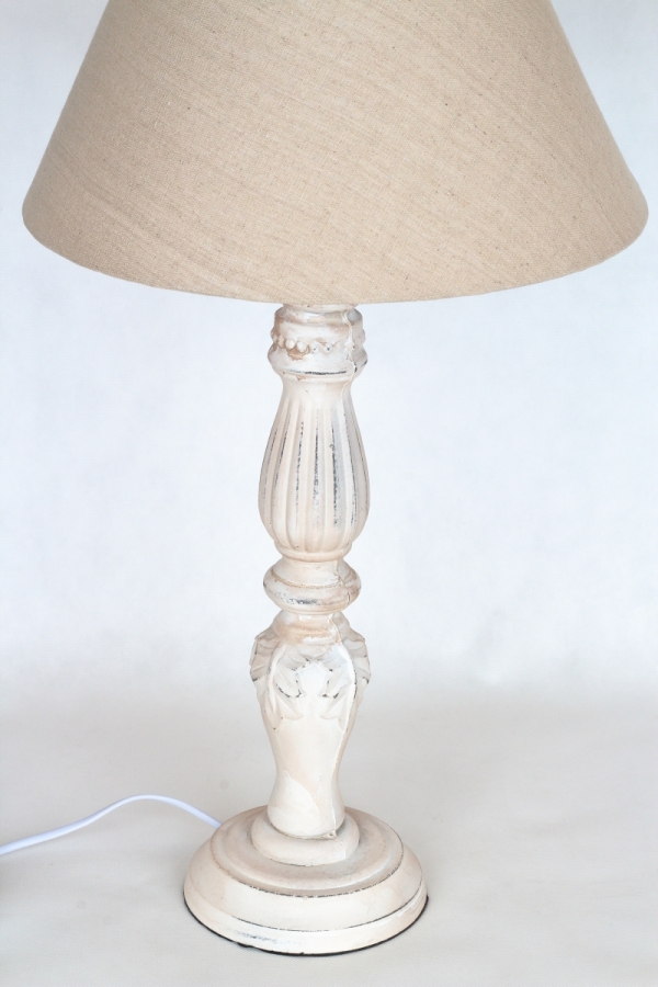 Stolná lampa béžová 66cm