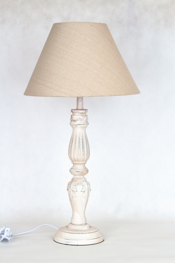 Stolná lampa béžová 66cm