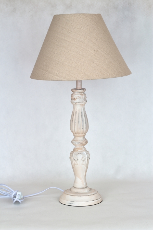 Stolná lampa béžová 66cm