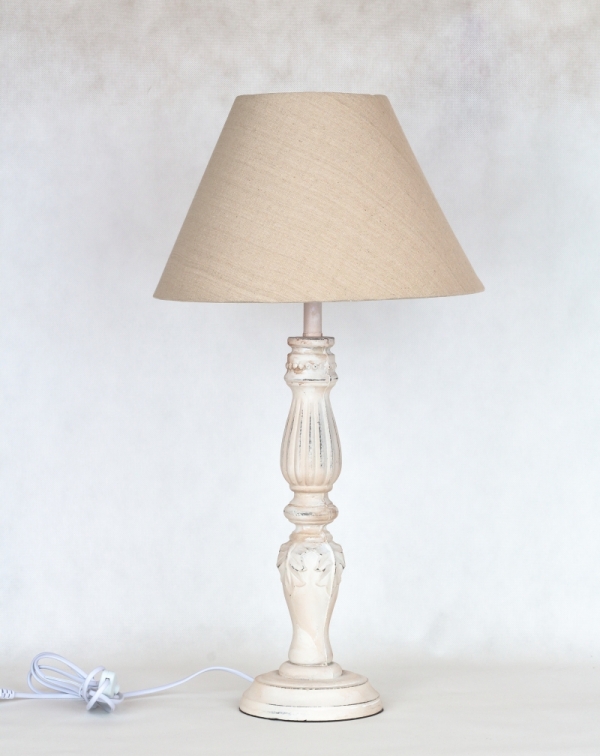 Stolná lampa béžová 66cm
