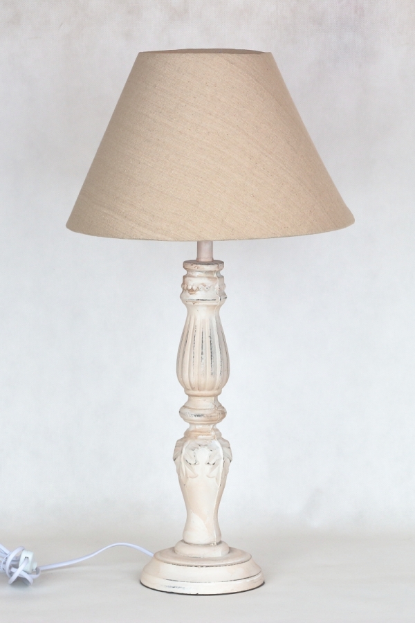 Stolná lampa béžová 66cm