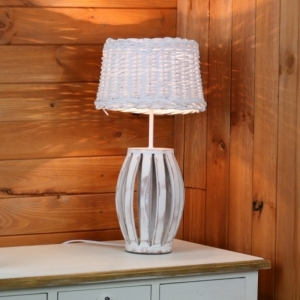 Stolná lampa prútená 50cm
