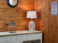 Stolná lampa prútená 50cm