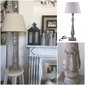 Stolná lampa režný sirma 79cm