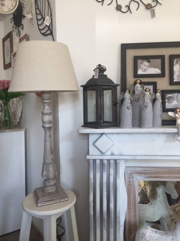 Stolná lampa režný sirma 79cm