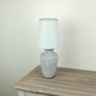 Stolná lampa s lístkami Antik 35cm