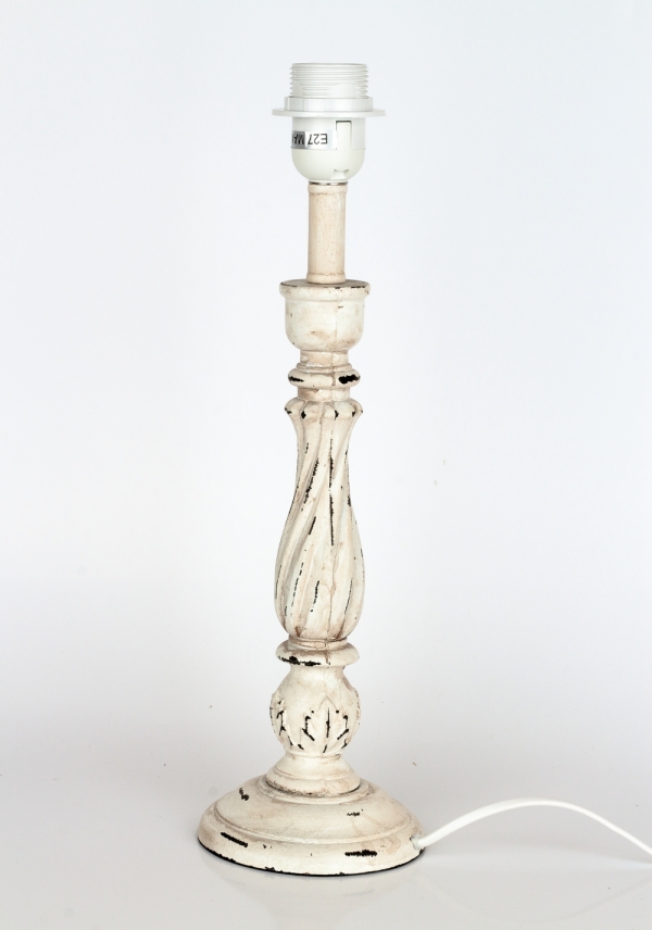 Stolná lampa s ozdobnou nohou 60cm