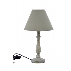 Stolná lampa s patinou béžový sirma 44cm