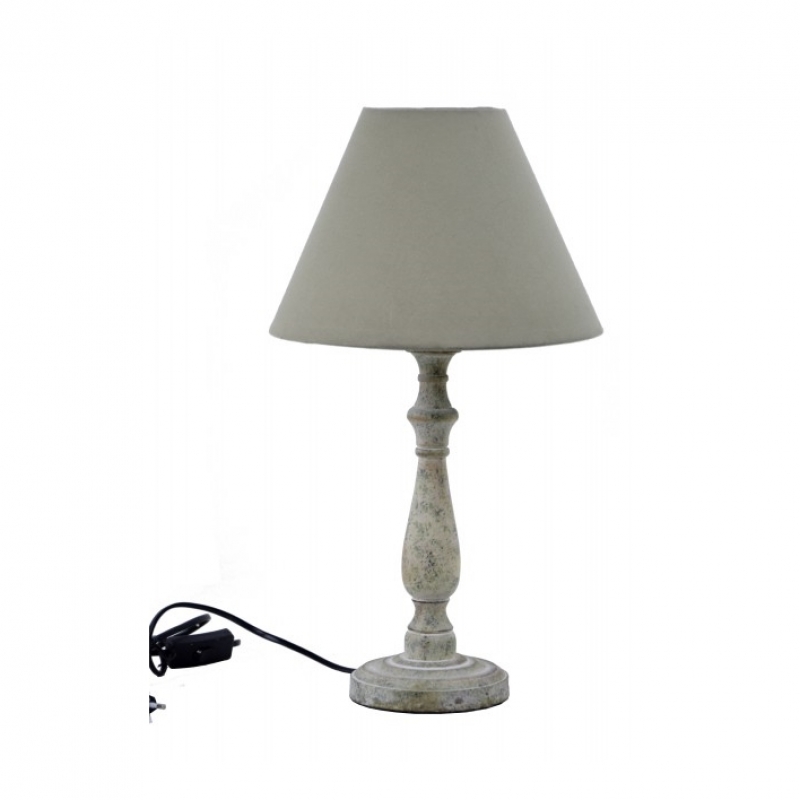 Stolná lampa s patinou béžový sirma 44cm