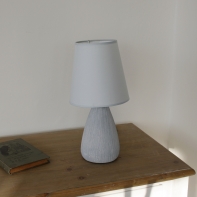 Stolná lampa šedá Modern 34,5 cm