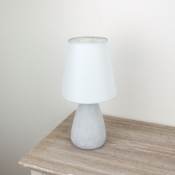 Stolná lampa šedá Modern 34,5 cm