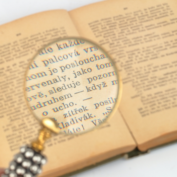 Stolná lupa malá - dĺžka 15,5 cm