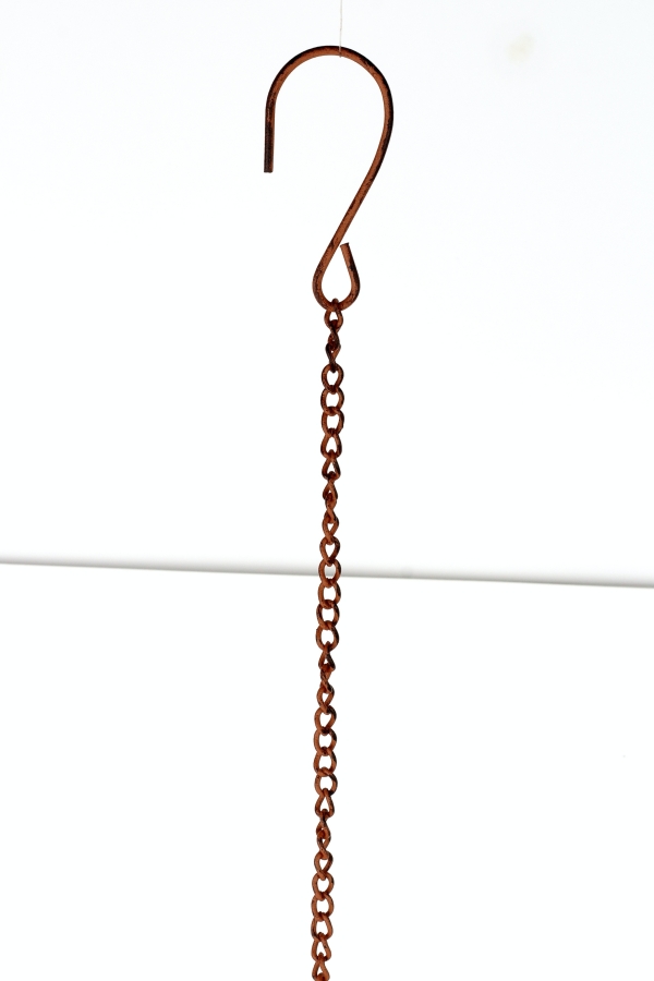 Strom života hrdzavý kov 24 cm