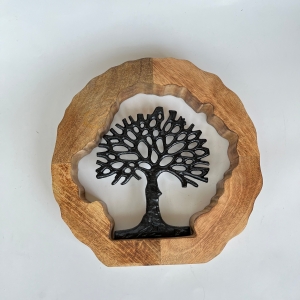 Strom života vsadený do mangovej obruče 30cm