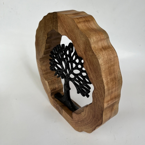 Strom života vsadený do mangovej obruče 30cm