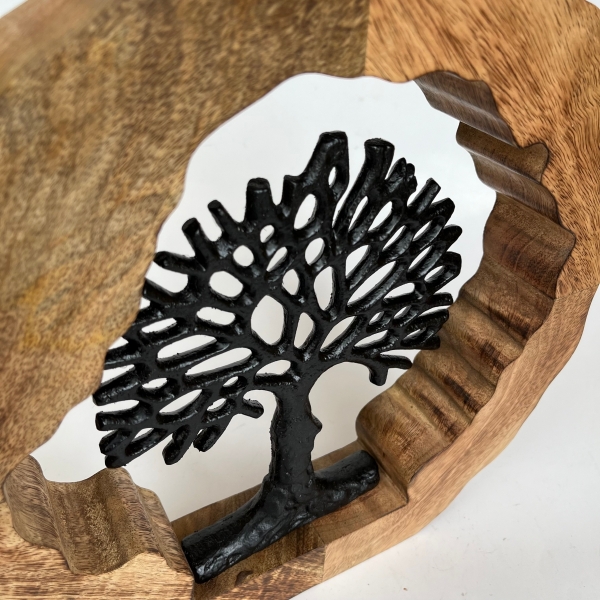 Strom života vsadený do mangovej obruče 30cm