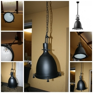 Stropné svietidlo v industriálnom štýle Chiara