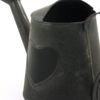 Obal na kvety  kanvička so srdcem 20cm