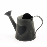 Obal na kvety  kanvička so srdcem 20cm