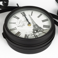 Štýlové hodiny Paris Eiffel 35x42x9cm