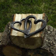 Svadobný dar - kované srdce