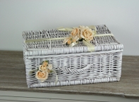 Svadobný dar - prútený svadobné kôš 40x17x28cm