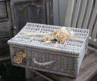 Svadobný dar - prútený svadobné kôš 40x17x28cm