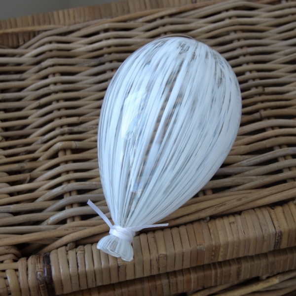 Svadobné dekorácie závesný balónik 12x7cm