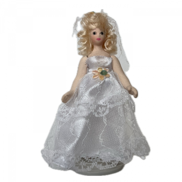 Svadobná dekorácia ženích a nevesta 15 cm