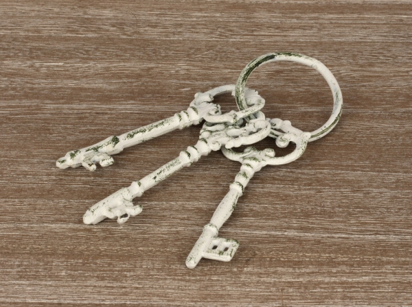 Zväzok dekoratívnych liatinových kľúčov 12cm