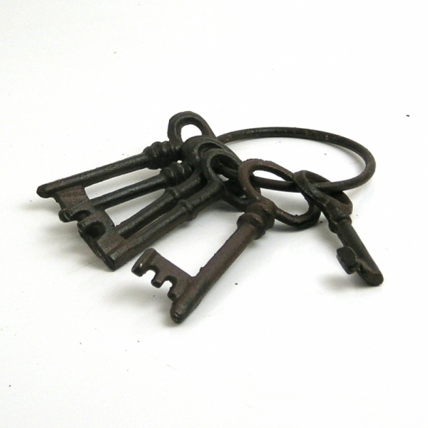 Zväzok kľúčov z kovu 19cm