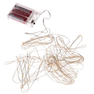 Svetelná reťaz na baterky 10m